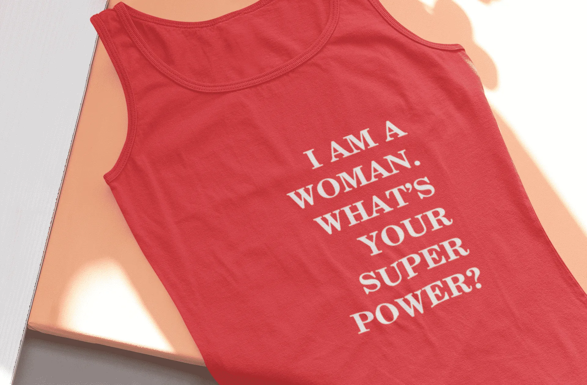 Woman Superpower | Inspire Organic Ladies Tank Top