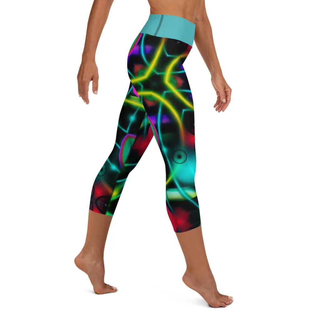 Yoga Capri Leggings Kaleidoscope