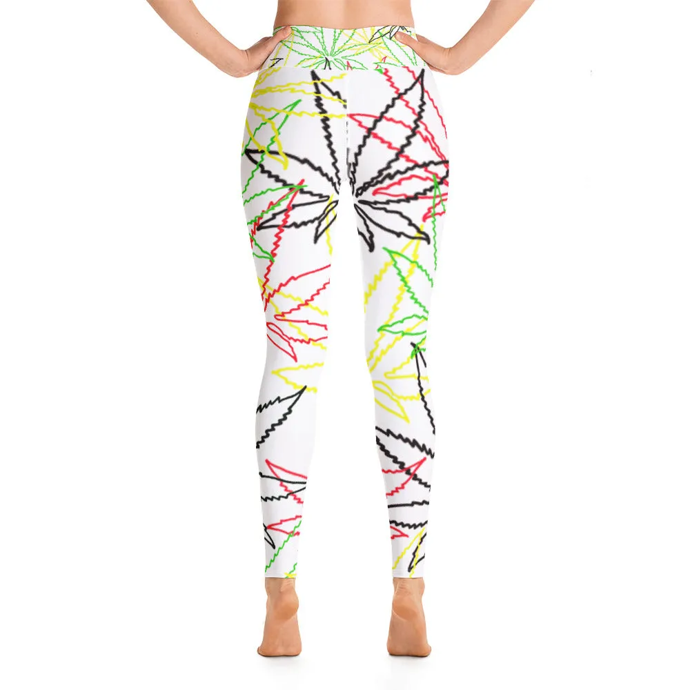 Yoga Hollow Leaf E4SO Leggings